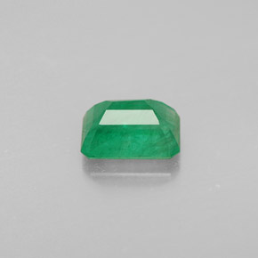 Esmeralda verde natural de 1,01 ct, corte esmeralda, VS-SI