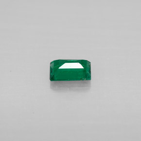 Esmeralda verde natural de 0,25 ct, baguette, SI