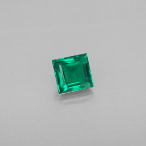 Esmeralda verde natural de 0,33 ct, baguette, SI
