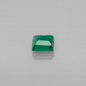 Esmeralda verde natural de 0,33 ct, baguette, SI
