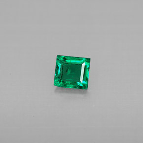 Esmeralda verde natural de 0,28 ct, baguette, VS-SI