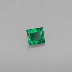 Esmeralda verde natural de 0,28 ct, baguette, VS-SI