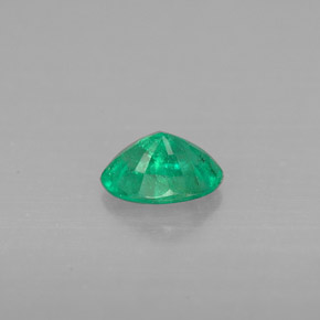 Esmeralda verde natural de 0,41 ct, corte óvalo, VS-SI