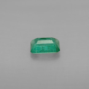 Esmeralda Verde natural de 0.52 ct, corte esmeralda, VS-SI