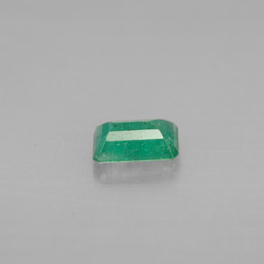 Esmeralda Verde natural de 0.48 ct, corte esmeralda, VS-SI