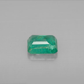 Esmeralda verde natural de 1,12 ct, corte esmeralda, VS-SI