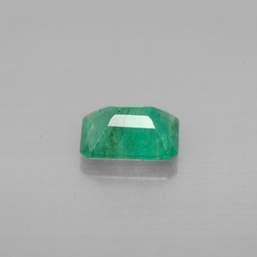 Esmeralda verde natural de 1,27 ct, corte esmeralda, VS-SI