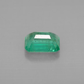 Esmeralda verde natural de 1,40 ct, corte esmeralda, VS-SI