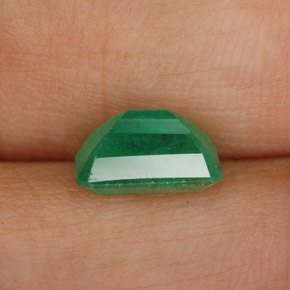 Esmeralda verde natural de 1,49 ct, corte esmeralda, SI-I1