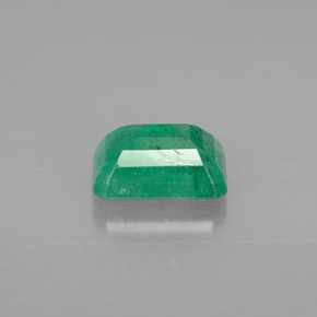 Esmeralda verde natural de 1,42 ct, corte esmeralda, VS-SI