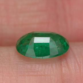 Esmeralda verde natural de 1,72 ct, corte óvalo, VS-SI
