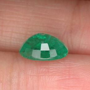 Esmeralda verde natural de 1,85 ct, corte óvalo, SI-I1