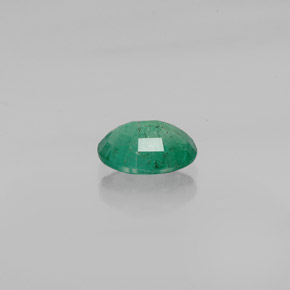 Esmeralda verde natural de 1,18 ct, corte óvalo, SI