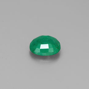 Esmeralda verde natural de 0,35 ct, corte óvalo, SI