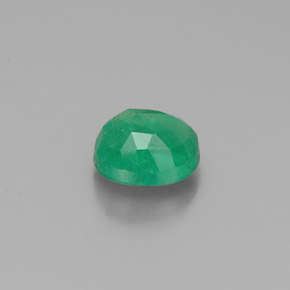Esmeralda verde natural de 0,43 ct, corte óvalo, SI