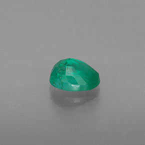 Esmeralda verde natural de 0,36 ct, corte óvalo, SI