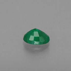 Esmeralda verde natural de 0,37 ct, corte óvalo, SI