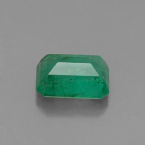 Esmeralda verde natural de 0,98 ct, corte esmeralda, SI-I1