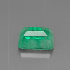 Esmeralda verde natural de 1,05 ct, corte esmeralda, SI-I1