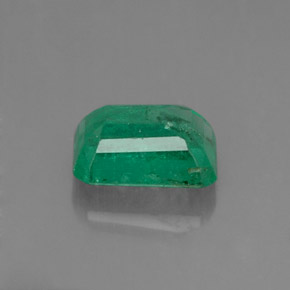 Esmeralda verde natural de 0,96 ct, corte esmeralda, SI-I1