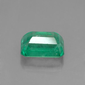 Esmeralda verde natural de 1,04 ct, corte esmeralda, SI-I1