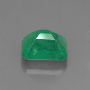 Esmeralda verde natural de 1,15 ct, corte esmeralda, SI-I1
