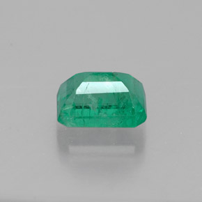 Esmeralda verde natural de 1,09 ct, corte esmeralda, SI