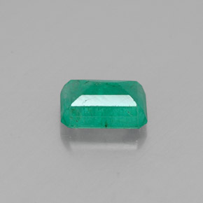 Esmeralda verde natural de 0,91 ct, corte esmeralda, SI