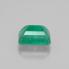 Esmeralda verde natural de 1,27 ct, corte esmeralda, SI-I1
