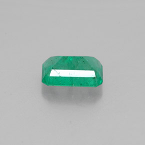 Esmeralda verde natural de 0,77 ct, corte esmeralda, SI-I1