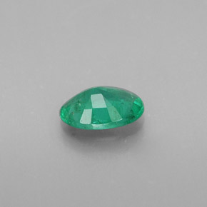 Esmeralda verde natural de 0,35 ct, corte óvalo, SI