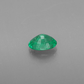 Esmeralda verde natural de 0,39 ct, corte óvalo, SI-I1