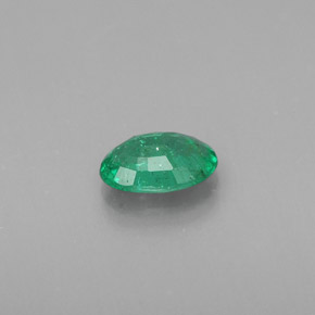 Esmeralda verde natural de 0,34 ct, corte óvalo, SI