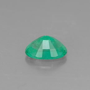 Esmeralda verde natural de 0,42 ct, corte óvalo, SI