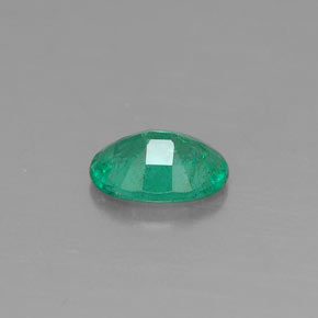 Esmeralda verde natural de 0,31 ct, corte óvalo, SI
