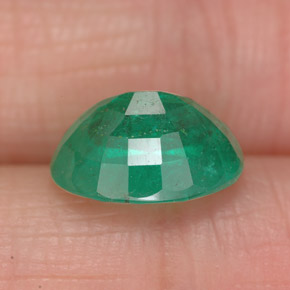 Esmeralda verde natural de 2,68 ct, corte óvalo, SI