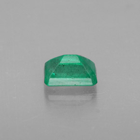 Esmeralda verde natural de 0,54 ct, corte esmeralda, SI-I1