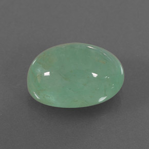 Esmeralda verde natural de 4,54 ct, transparente, transparente / translúcido