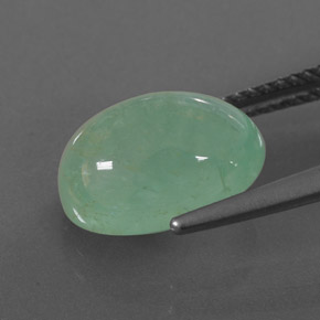 Esmeralda verde natural de 4,54 ct, transparente, transparente / translúcido