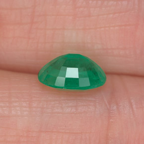 Esmeralda verde natural de 1,17 ct, corte óvalo, SI-I1