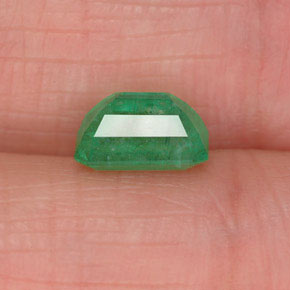 Esmeralda verde natural de 1,06 ct, corte esmeralda, SI-I1