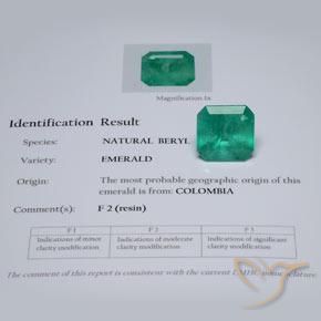 Esmeralda Verde bosque natural de 28.80 ct, Corte Octágono / Esmeralda, SI