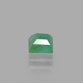 Esmeralda verde natural de 0,72 ct, cuadrado, SI-I1