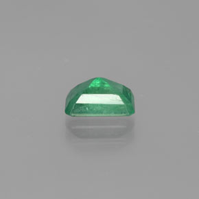 Esmeralda verde natural de 0,88 ct, corte esmeralda, I1