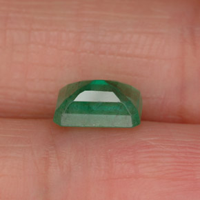 Esmeralda verde natural de 0,94 ct, corte esmeralda, SI-I1