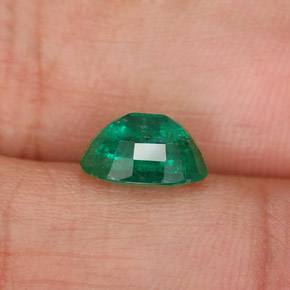 Esmeralda verde natural de 1,62 ct, corte óvalo, SI-I1