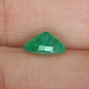 Esmeralda verde natural de 1,05 ct, corte óvalo, SI-I1