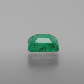 Esmeralda verde natural de 0,61 ct, corte esmeralda, SI-I1