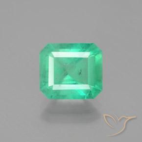 2.74ct Natural Verde claro Esmeralda, corte esmeralda, SI