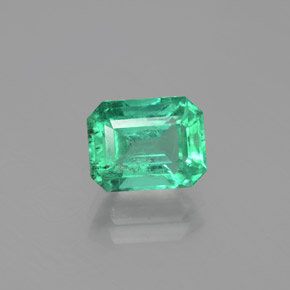 Esmeralda verde natural de 2,04 ct, corte esmeralda, SI
